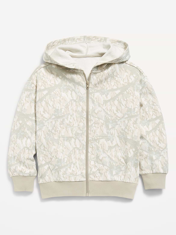 Oversized Full-Zip Hoodie for Boys