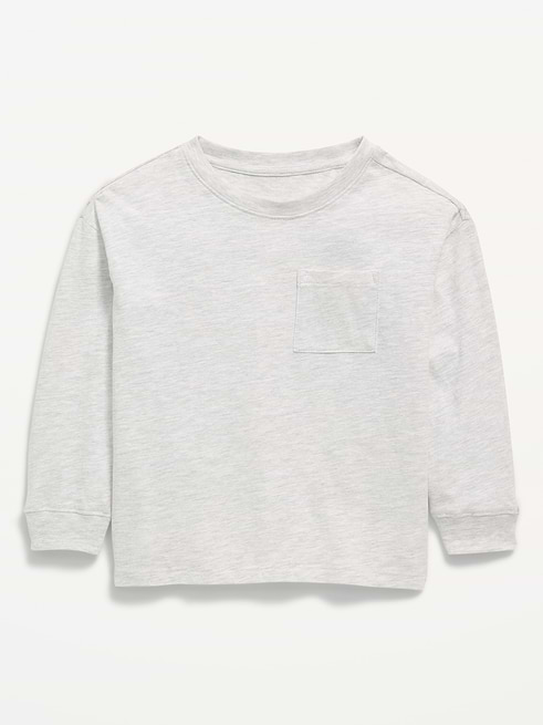 Oversized Oversized Long-Sleeve Pocket T-Shirt for Toddler Boys on clearance at Old Navy — 62% off
