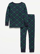 Image number 2 showing, Printed Unisex Snug-Fit Pajama Set for Toddler & Baby