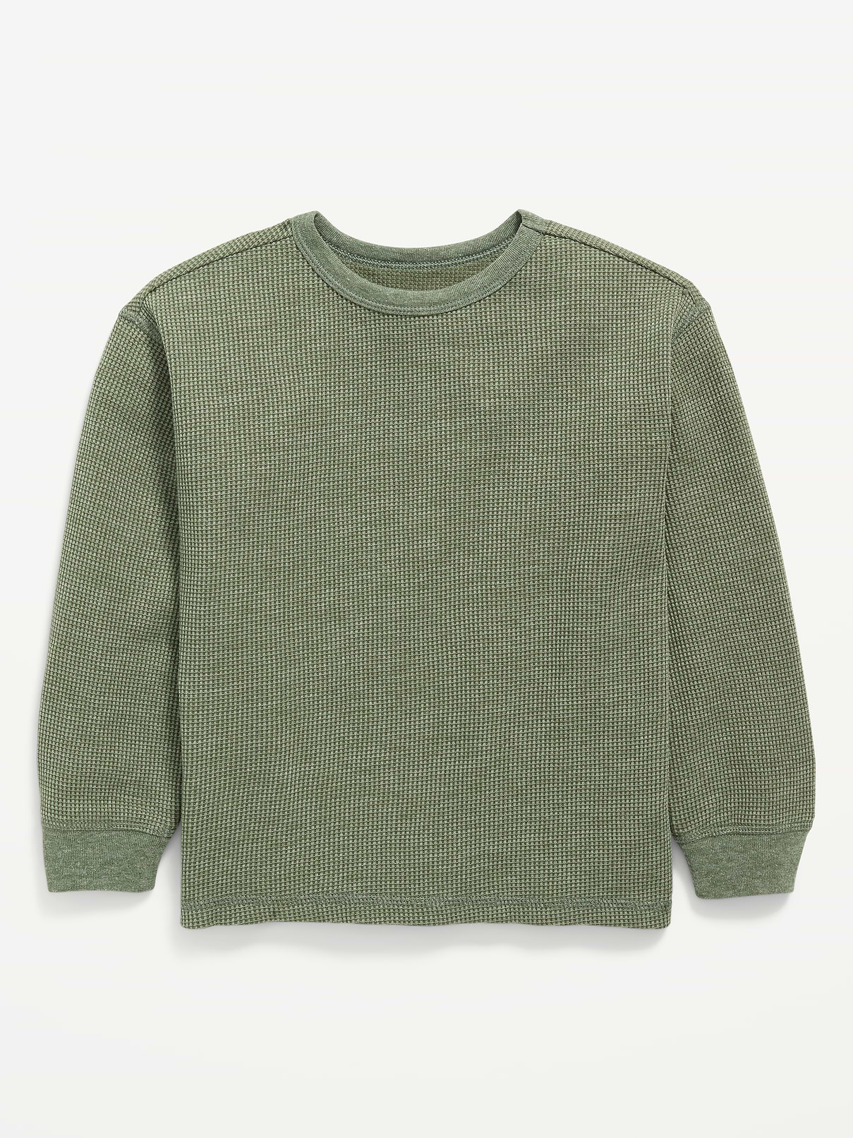 Image number 1 showing, Long-Sleeve Waffle Knit T-Shirt for Toddler Boys