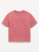 Image number 1 showing, Oversized Short-Sleeve Pocket T-Shirt for Toddler Boys