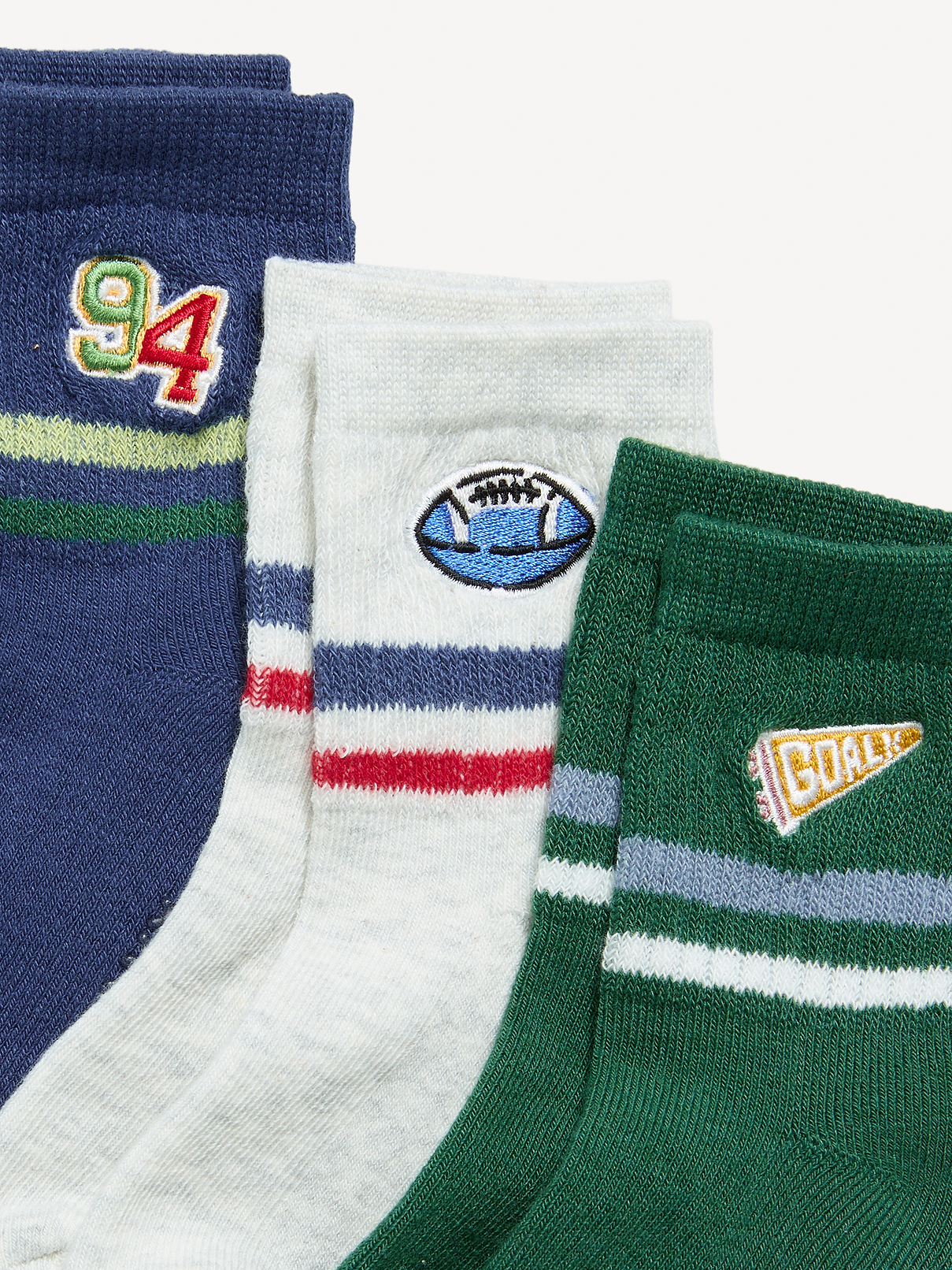 L'image numéro 2 présente Chaussettes pour tout-petit et bébé (paquet de 3 paires)