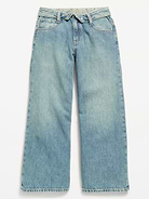 Image number 4 showing, Super Baggy Wide-Leg Jeans for Girls