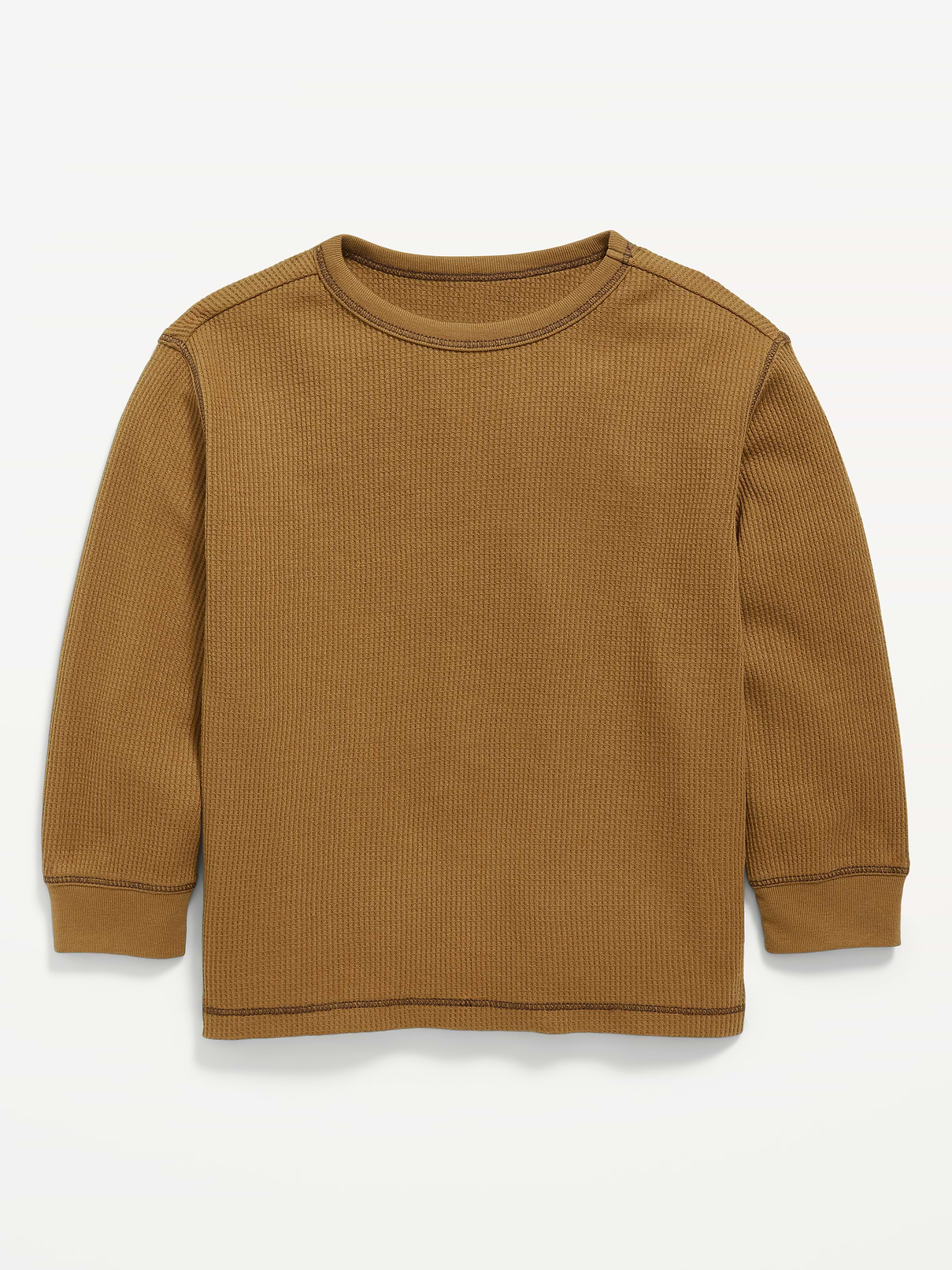 Image number 1 showing, Long-Sleeve Waffle Knit T-Shirt for Toddler Boys