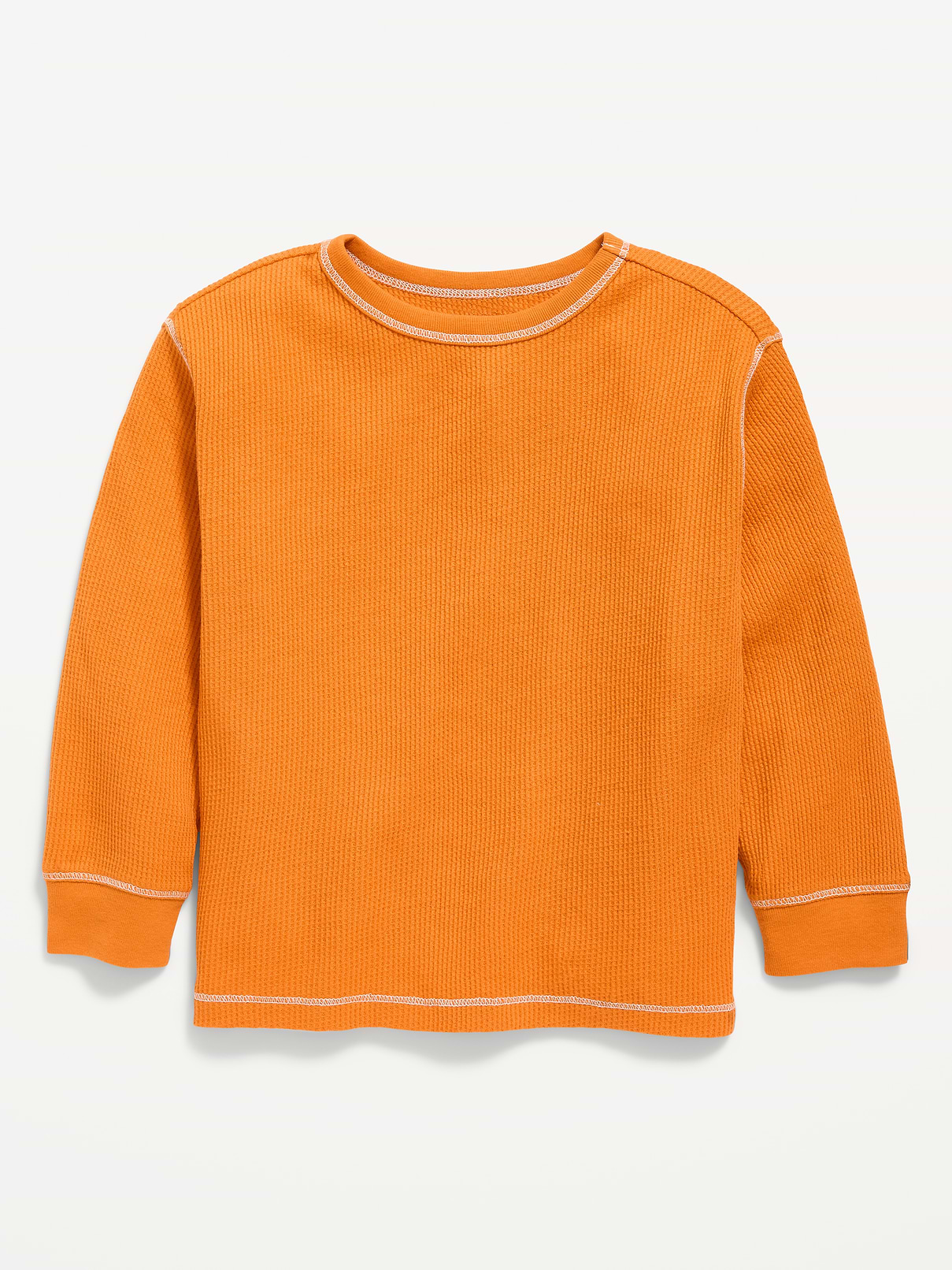 Image number 1 showing, Long-Sleeve Waffle Knit T-Shirt for Toddler Boys