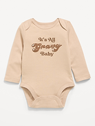 Image number 1 showing, Long-Sleeve Graphic Bodysuit for Baby