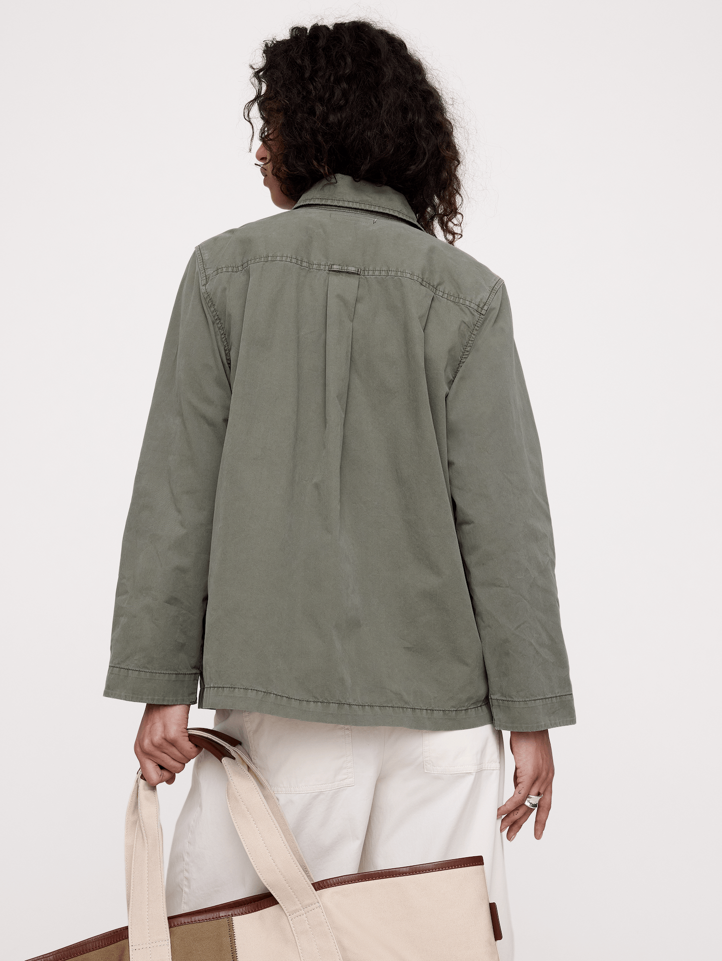 Image number 5 showing, Cotton Twill Shirt Jacket