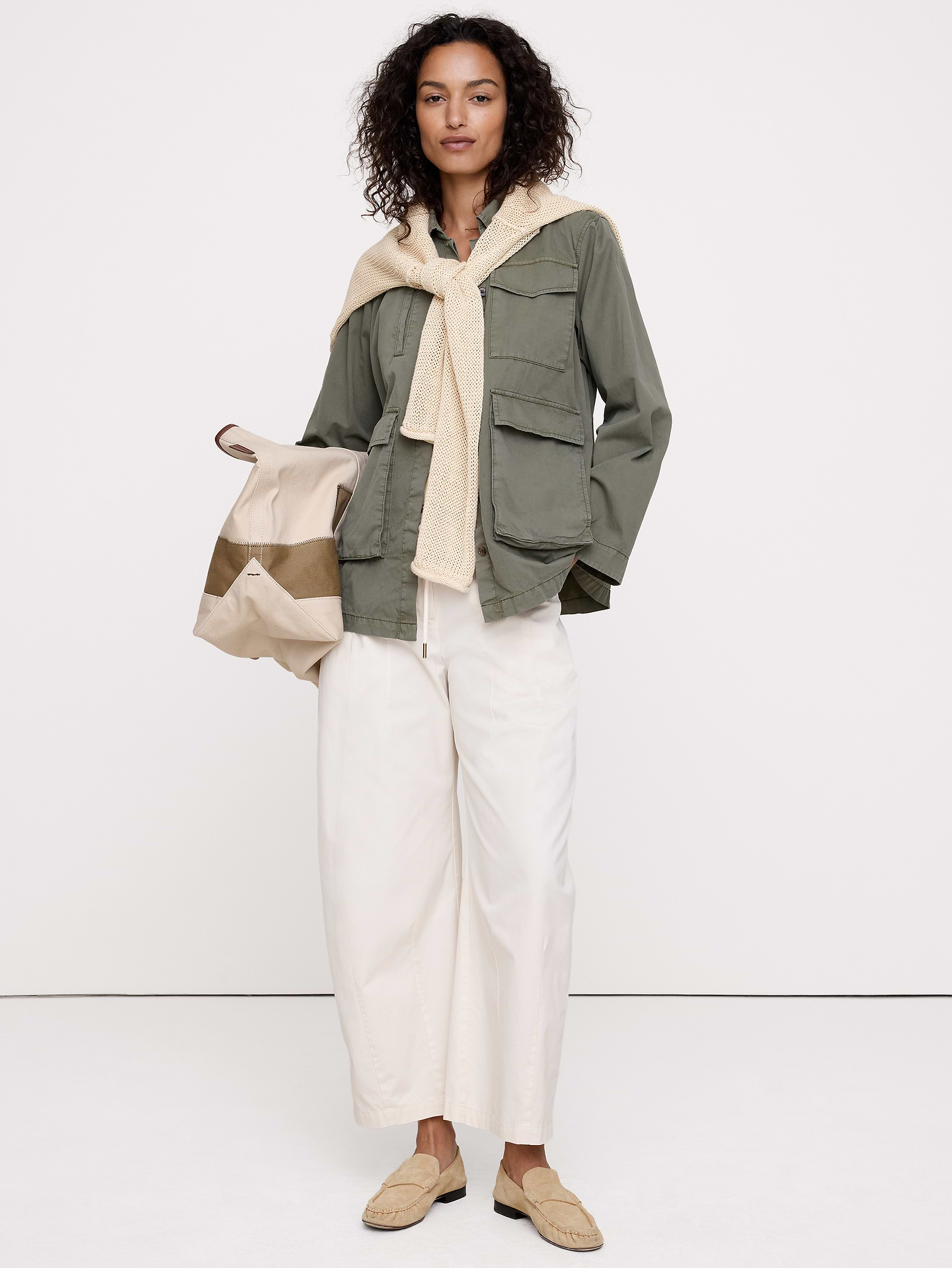 Image number 6 showing, Cotton Twill Shirt Jacket