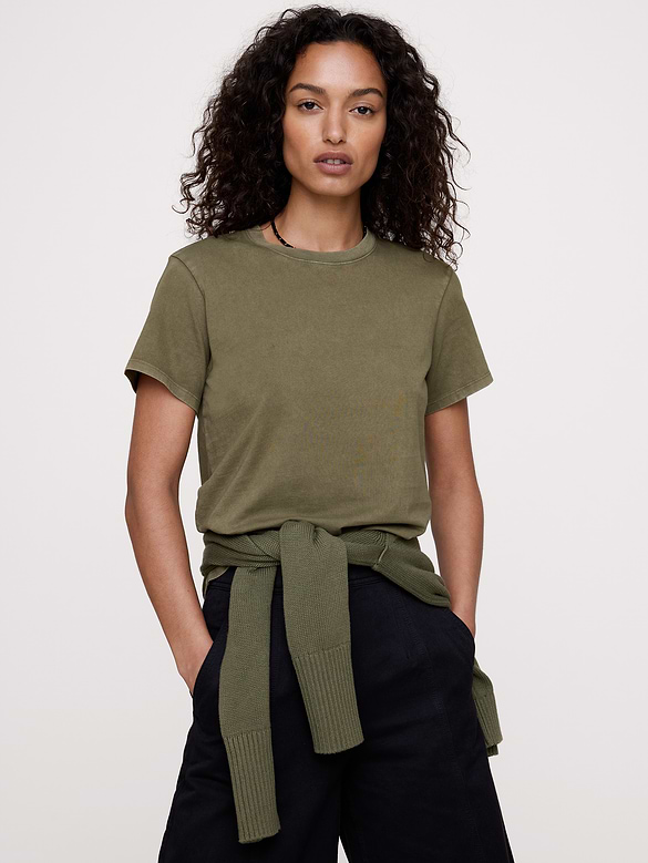 Vintage Cotton Crew-Neck T-Shirt