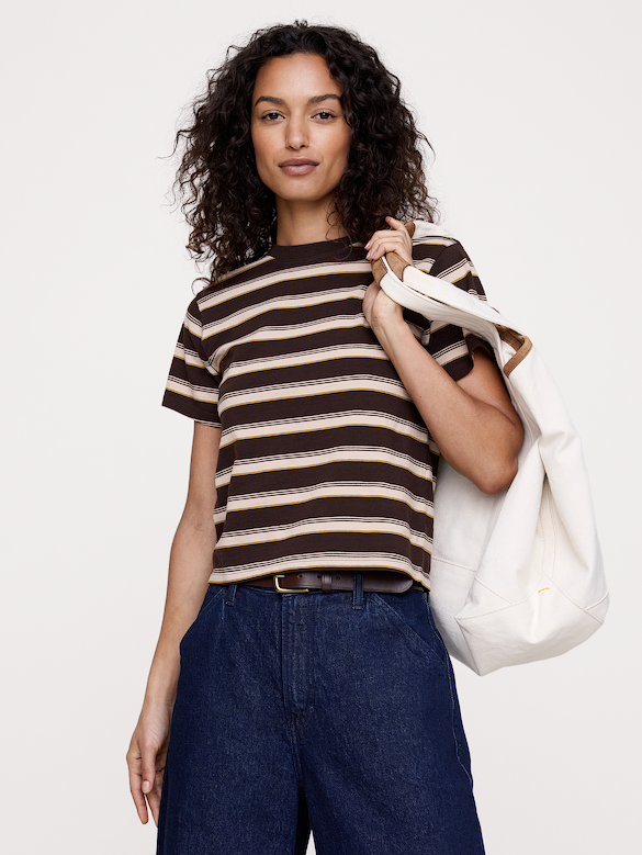 Vintage Cotton Crew-Neck T-Shirt