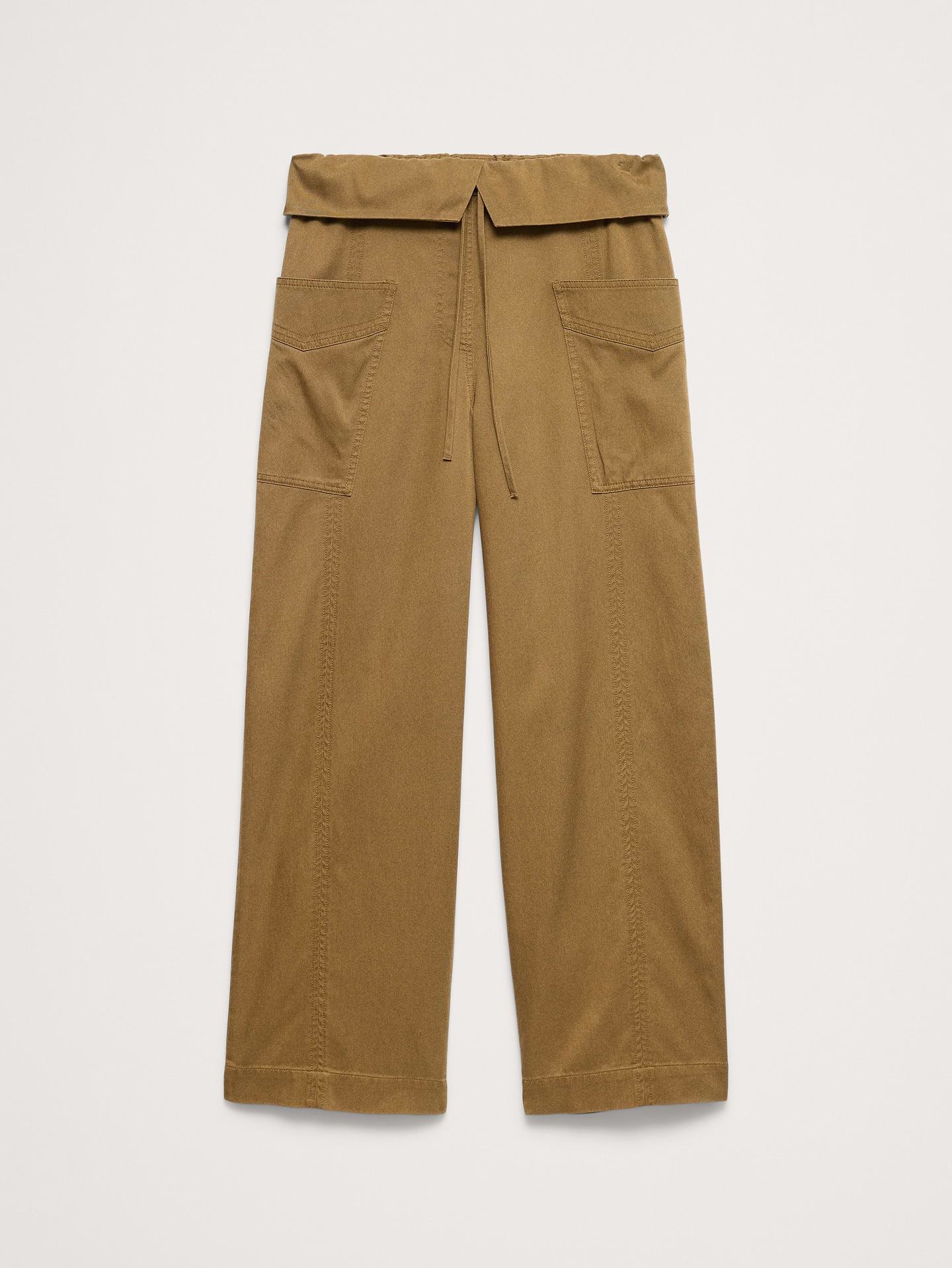 Image number 5 showing, High-Rise Straight-Leg Fisherman Pant