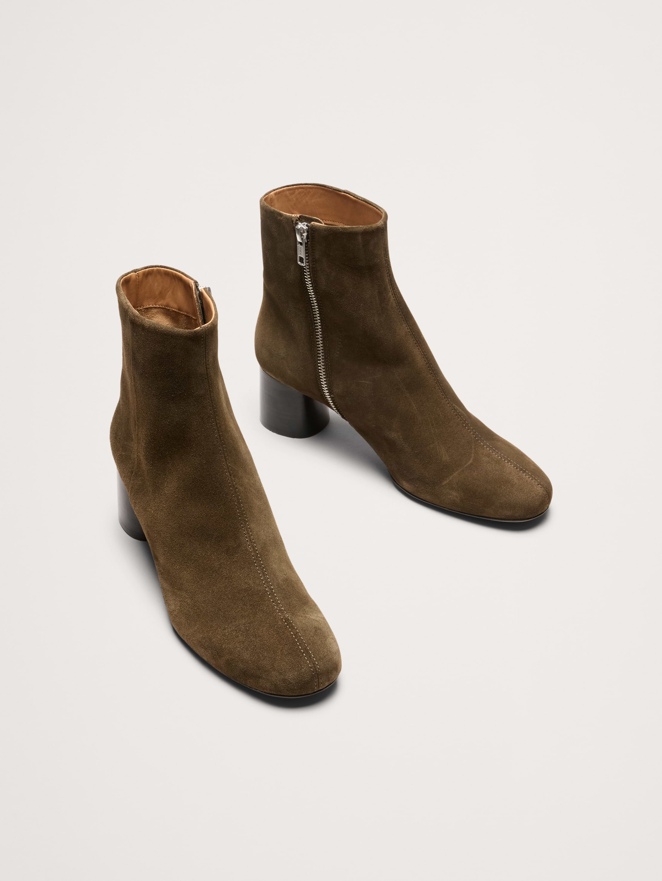 Image 3 of 8, Italian Block-Heel Bootie