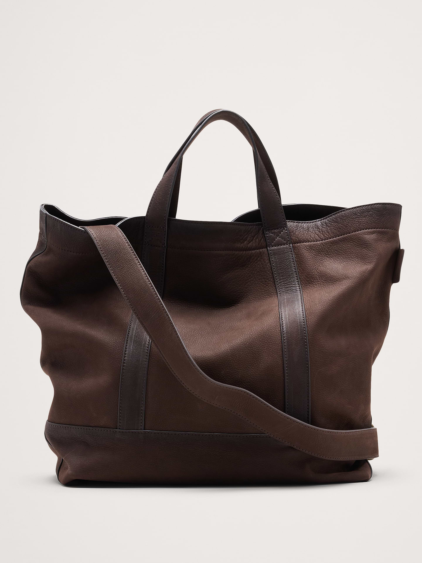 Image number 1 showing, Nubuck Leather Tote