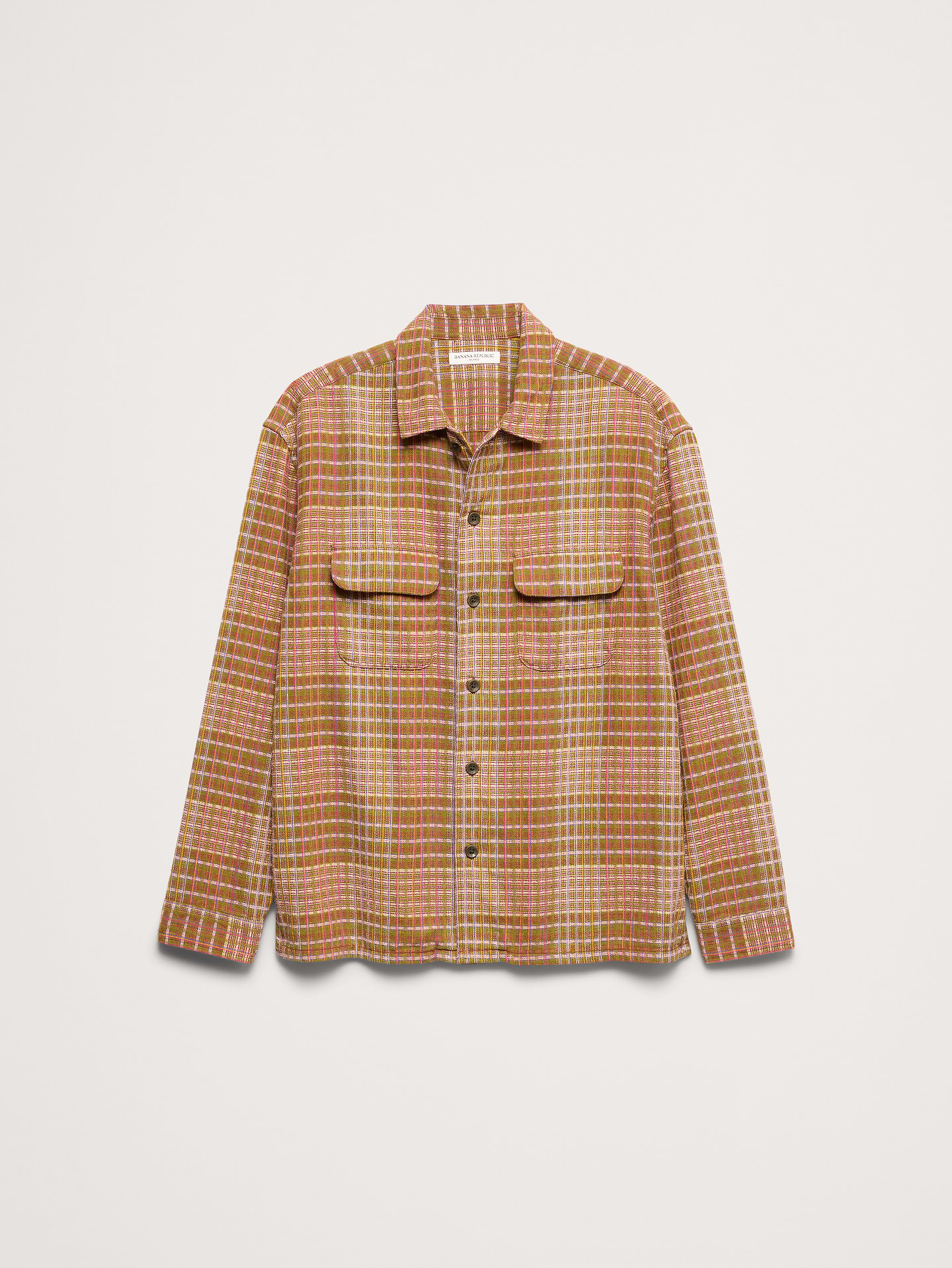 Image number 4 showing, Relaxed-Fit Flannel Resort Shirt