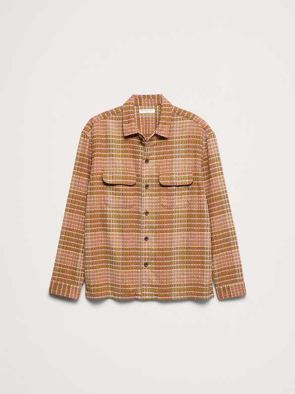 Chemise de vacances décontractée en flanelle