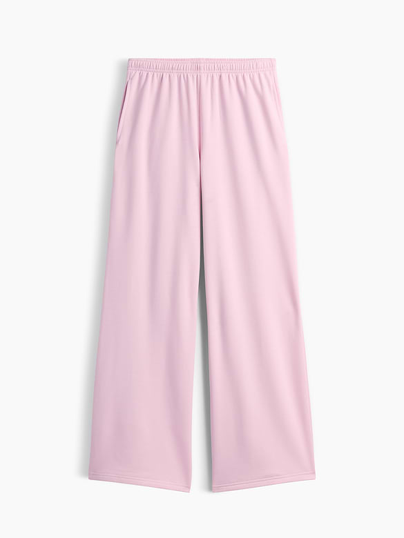 CloudLight Relaxed Wide-Leg Sweatpants