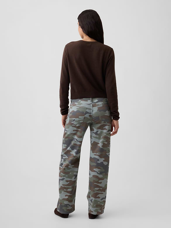Low Rise Print '90s Loose Jeans