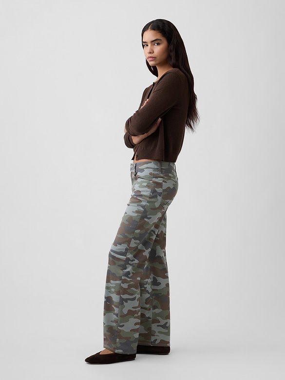 Low Rise Print '90s Loose Jeans