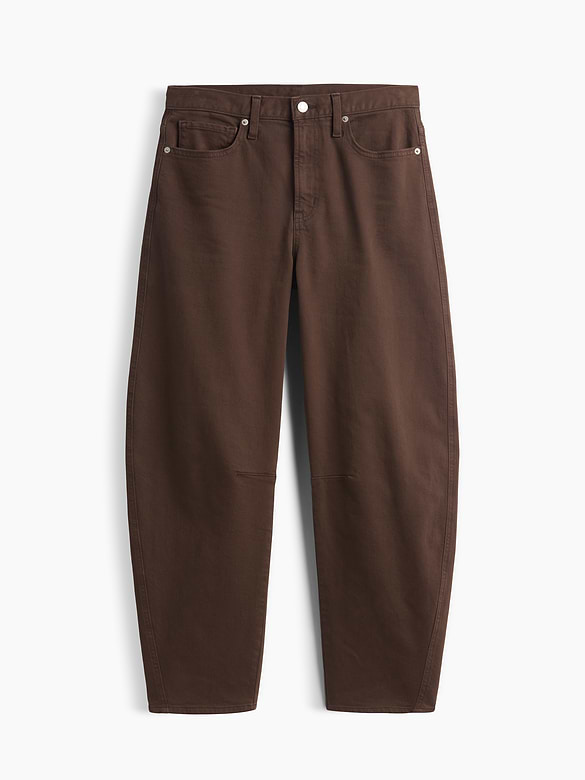 High Rise Barrel Jeans