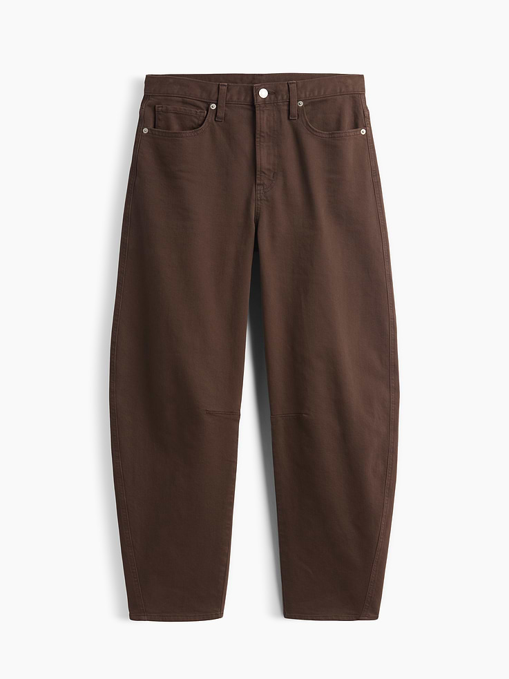 Image number 7 showing, High Rise Barrel Jeans