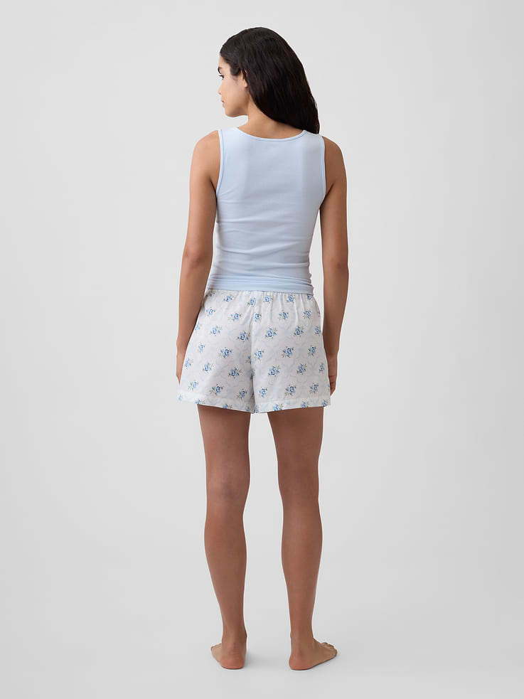 Image number 2 showing, Poplin PJ Shorts
