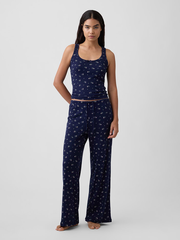 Image number 3 showing, Pointelle PJ Tank Top