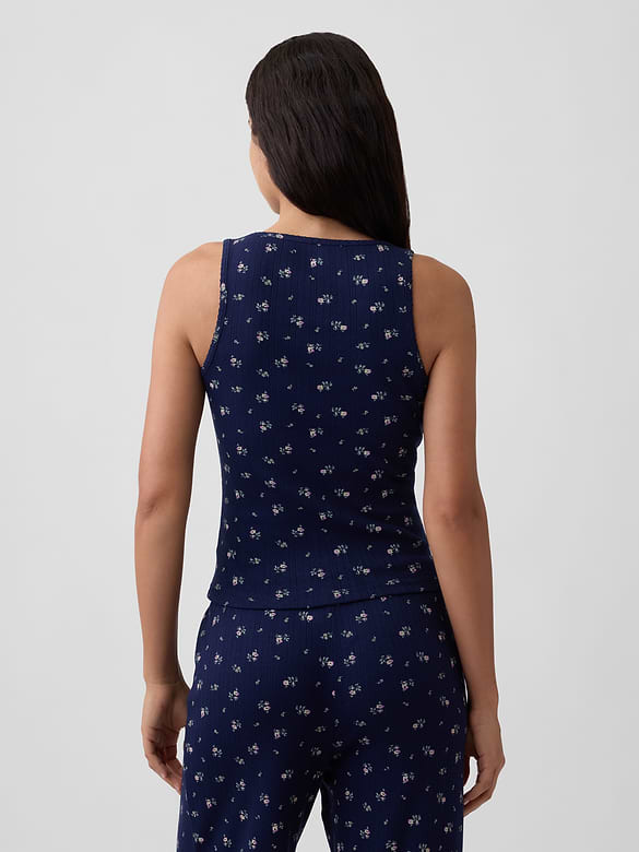 Pointelle PJ Tank Top
