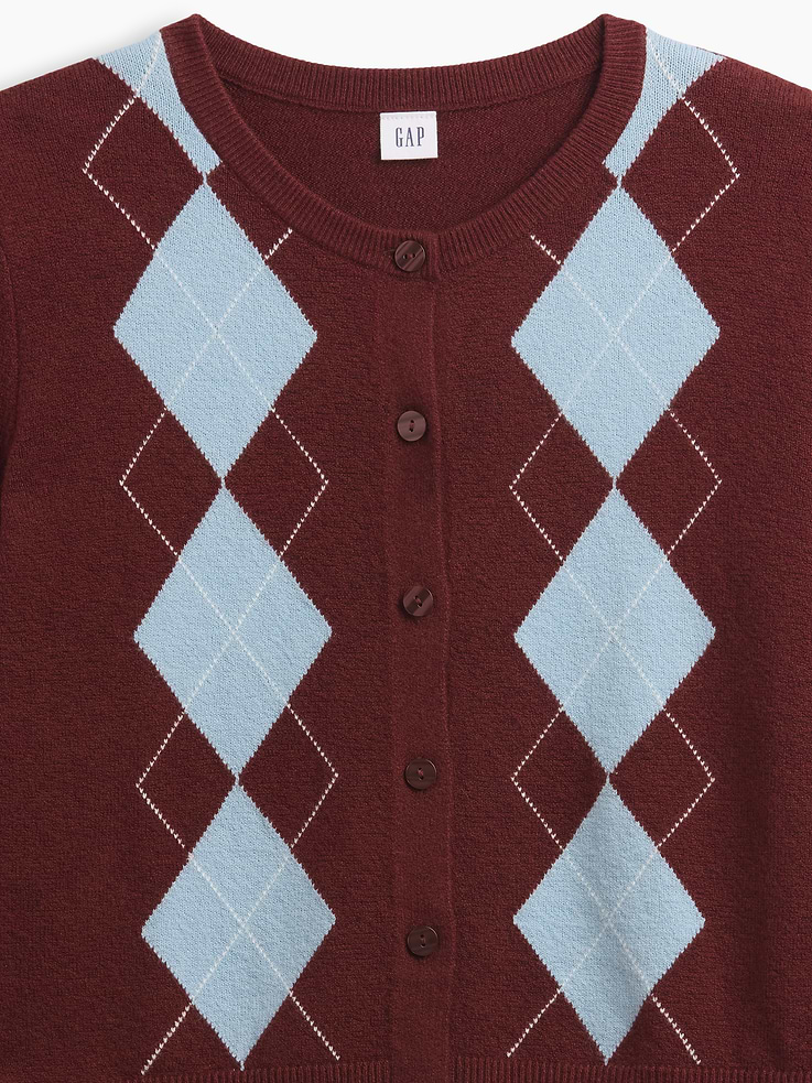 Image number 4 showing, CashSoft Cropped Crewneck Cardigan