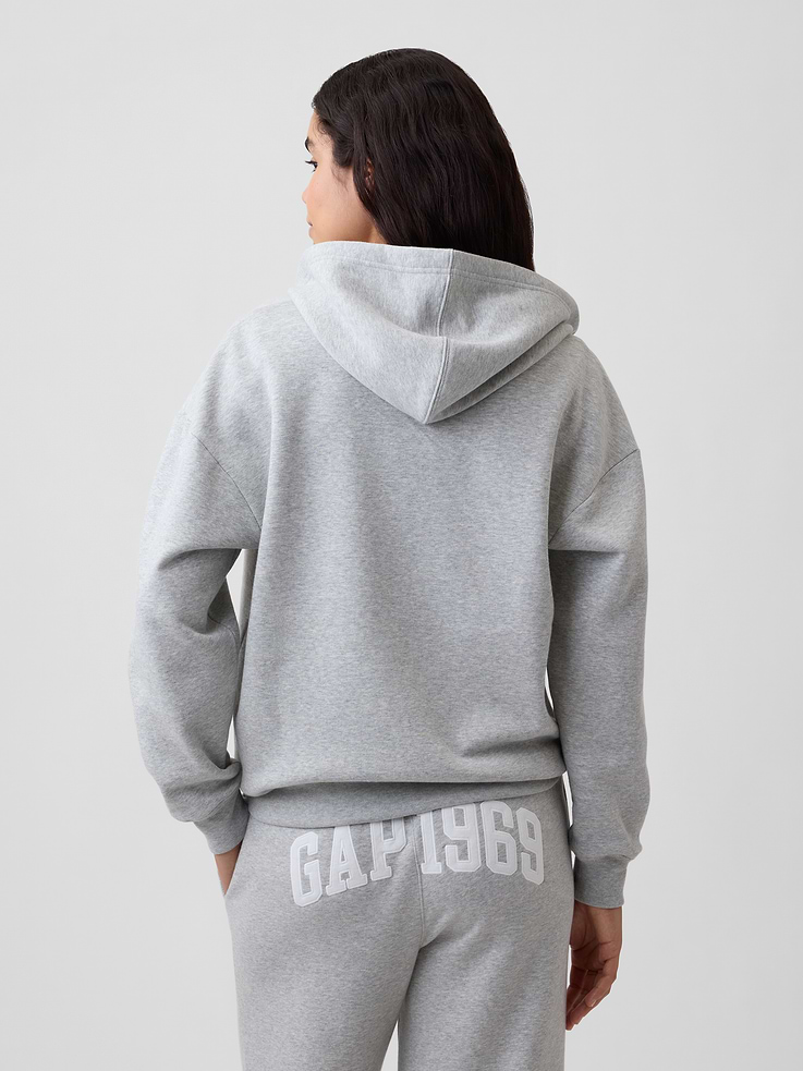 Image number 2 showing, Oversized Fleece Zip Hoodie