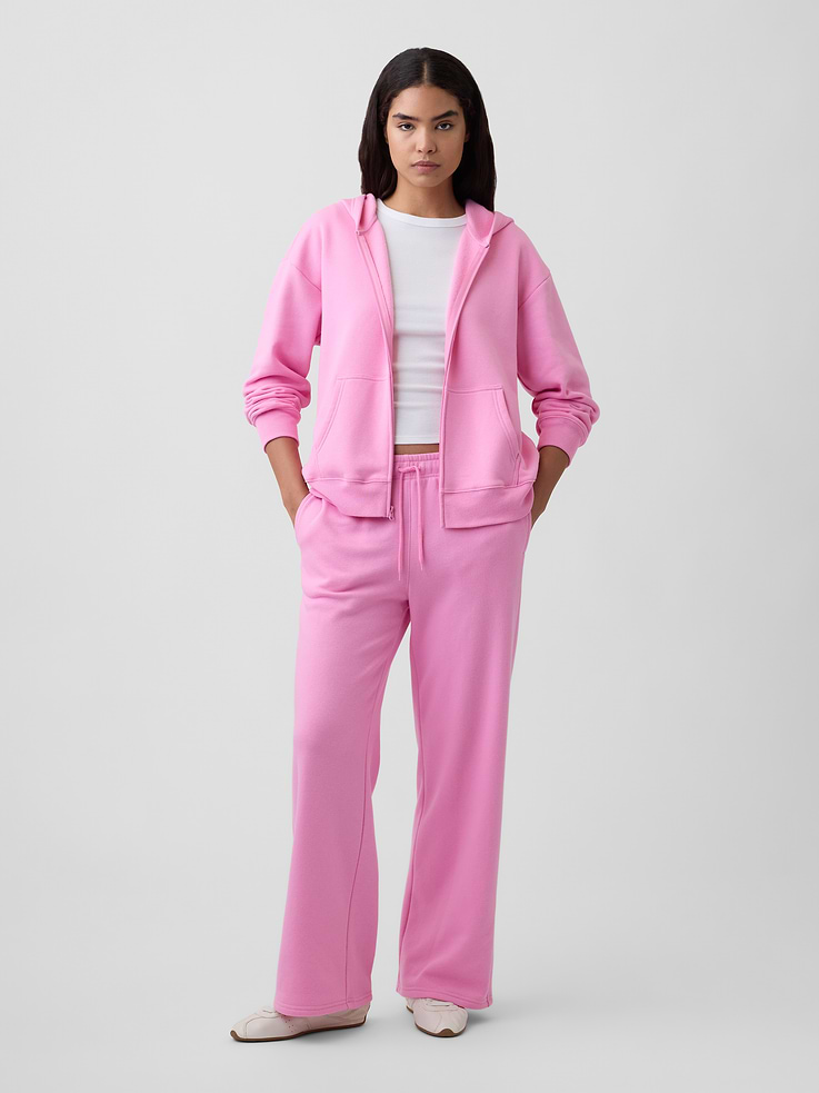Image number 3 showing, Oversized Fleece Zip Hoodie