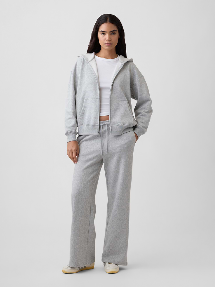 Image number 3 showing, Oversized Fleece Zip Hoodie