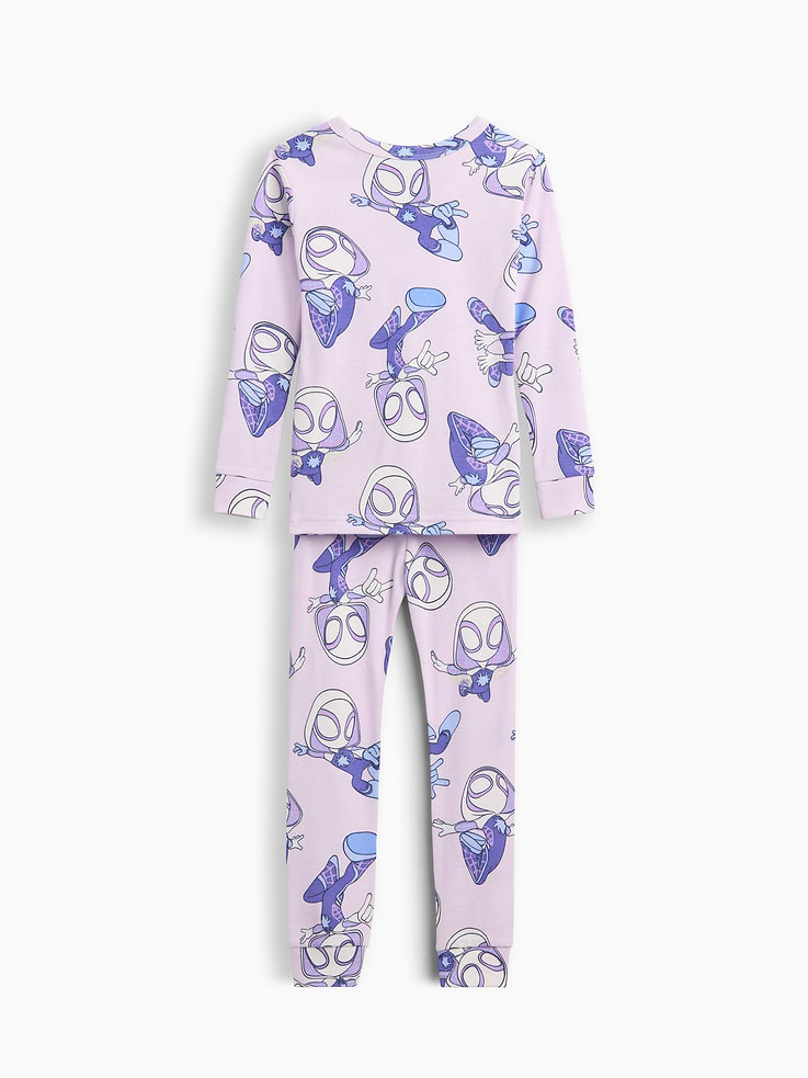 Image number 3 showing, babyGap Marvel Spider-Woman Print PJ Set