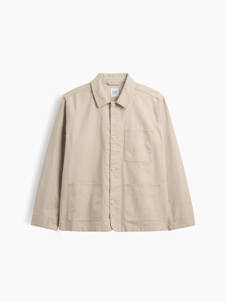 Image number 5 showing, Relaxed Twill Chore Jacket