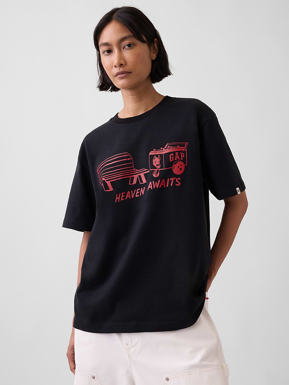 Adult Los Tacos No. 1 Relaxed Graphic T-Shirt