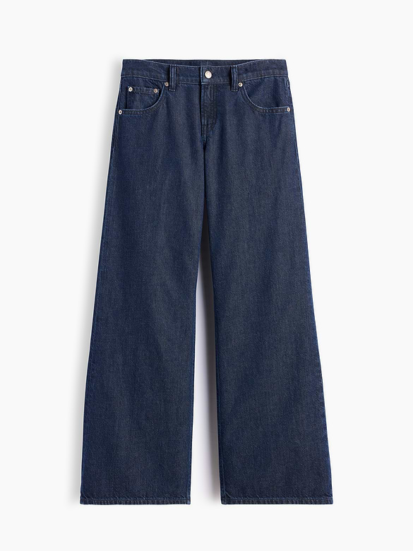 Low Rise UltraSoft Stride Wide-Leg Jeans