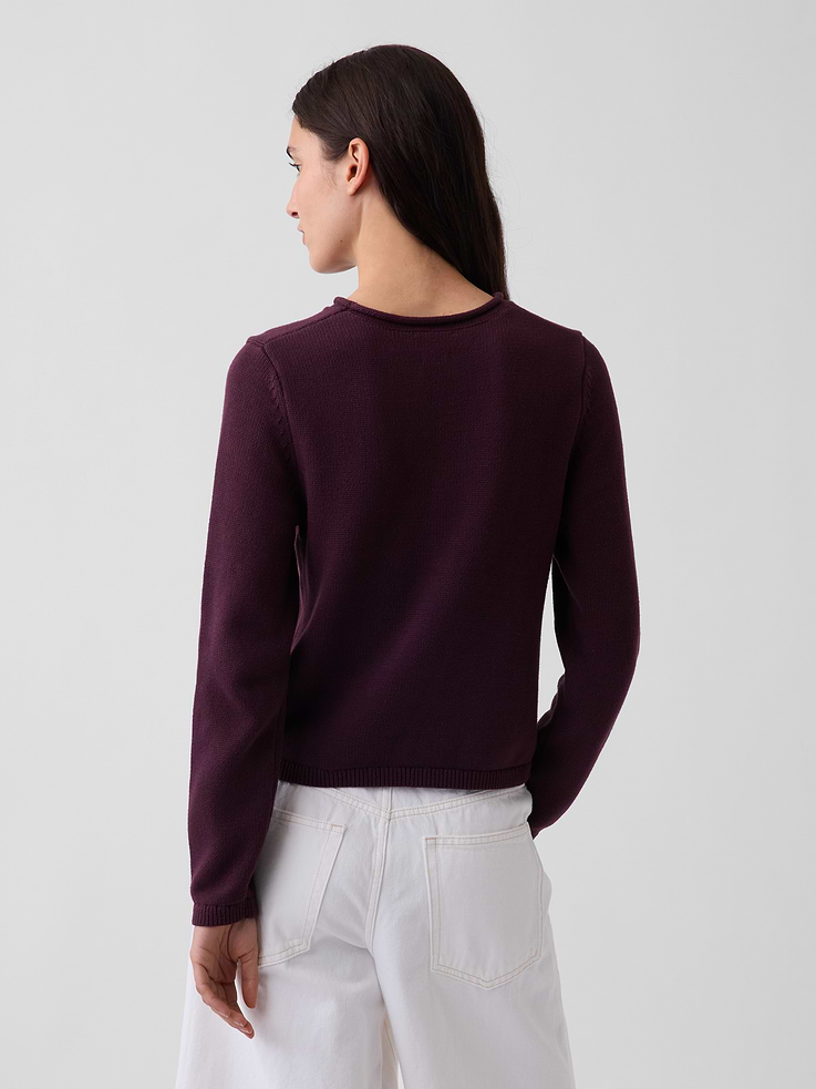 Image number 3 showing, 100% Cotton Rollneck Sweater
