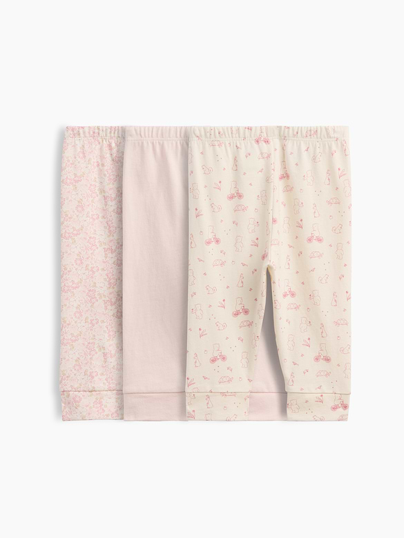 Baby First Favorites Organic Cotton Pull-On Pants (3-Pack)