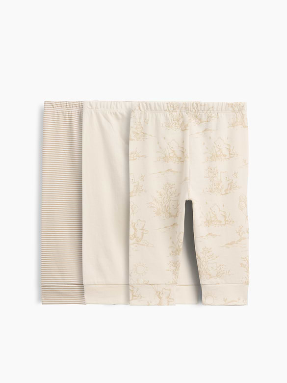Baby First Favorites Organic Cotton Pull-On Pants (3-Pack)