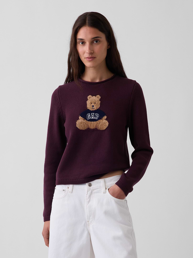 Image number 1 showing, 100% Cotton Rollneck Sweater