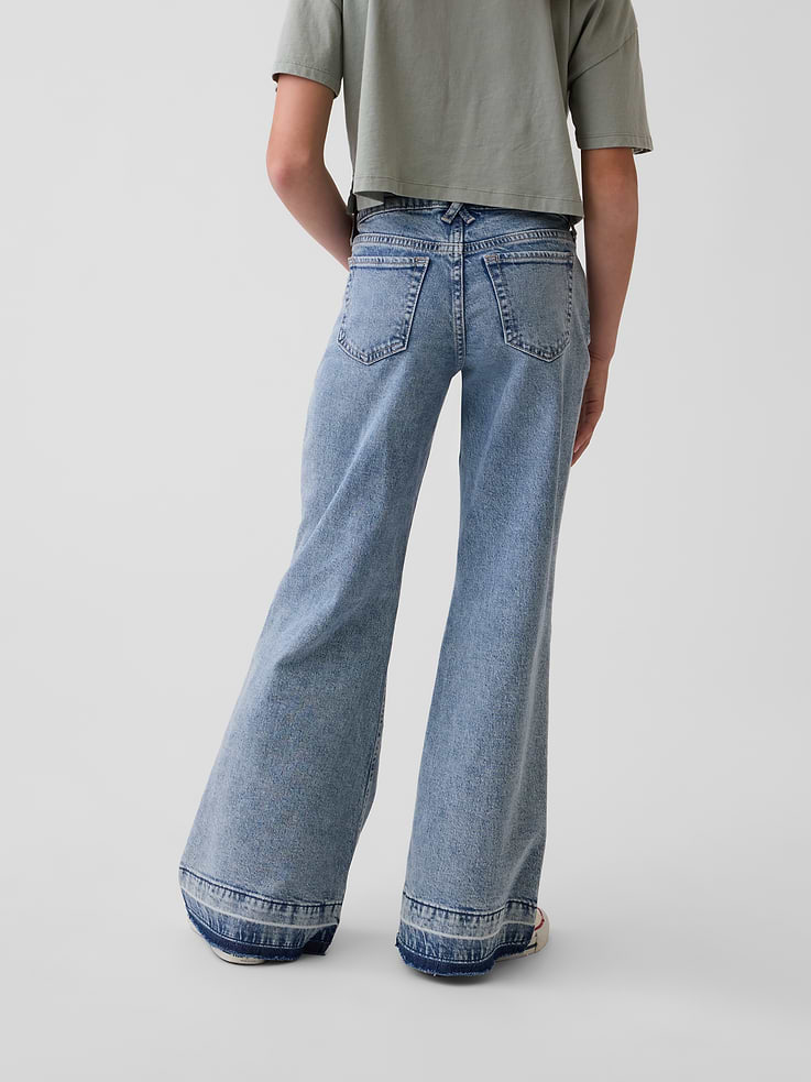 Image number 4 showing, Kids Low Rise Relaxed Flare Jeans