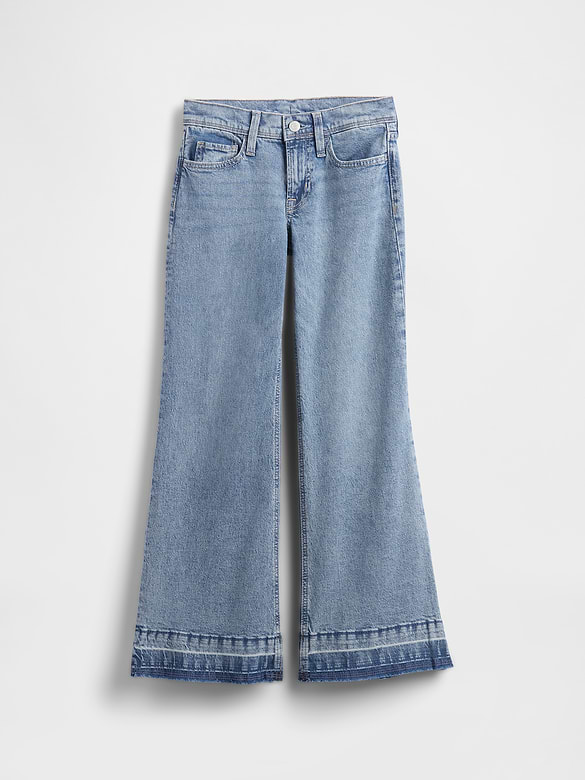 Kids Low Rise Relaxed Flare Jeans