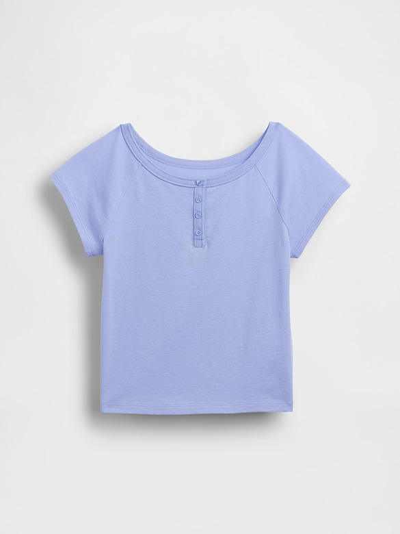Kids Raglan Henley T-Shirt