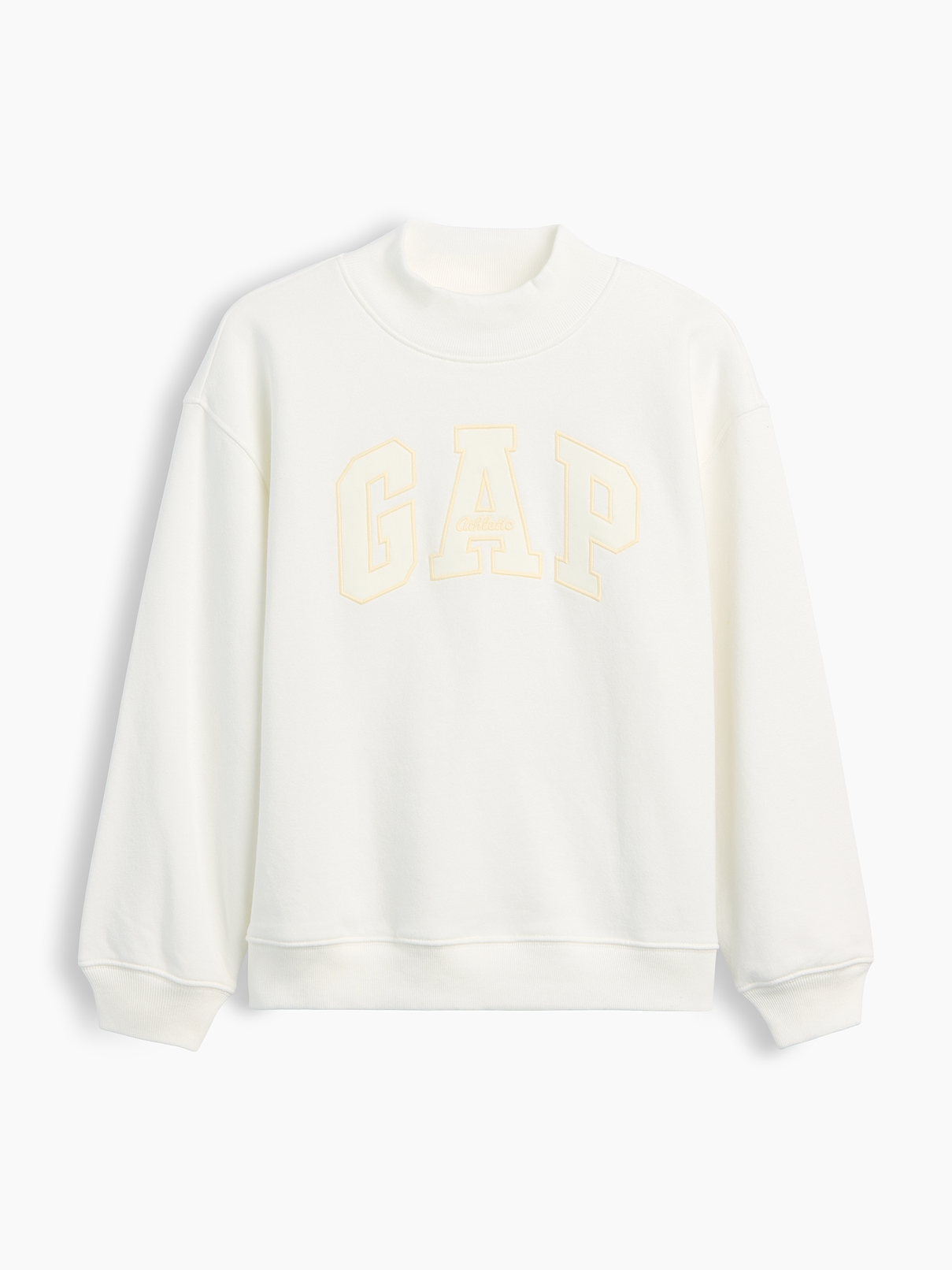 Image 2 of 5, Kids VintageSoft Oversized Mockneck Logo Sweatshirt