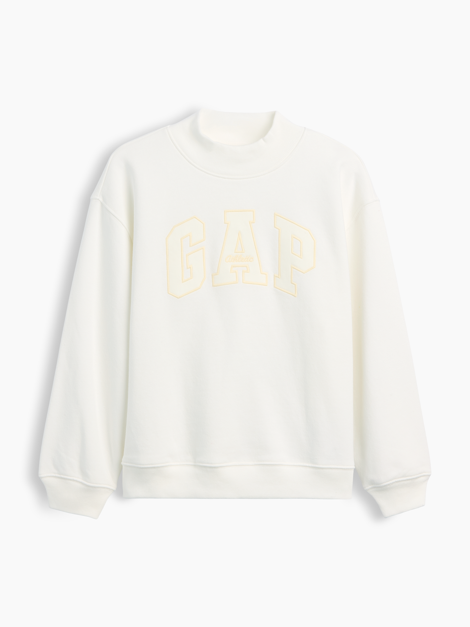 Image 2 of 5, Kids VintageSoft Oversized Mockneck Logo Sweatshirt