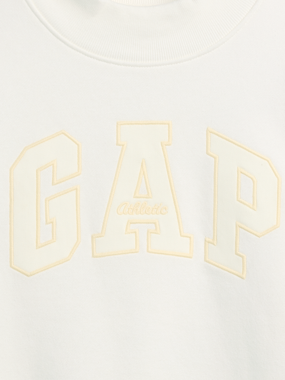Kids VintageSoft Oversized Mockneck Logo Sweatshirt
