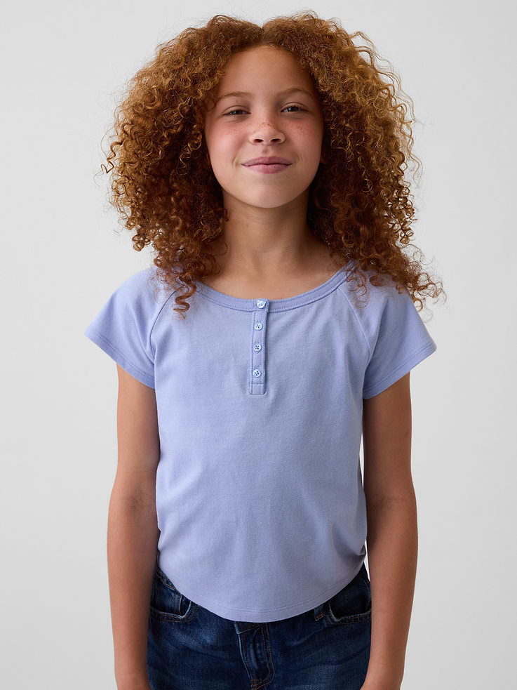 Image number 1 showing, Kids Raglan Henley T-Shirt