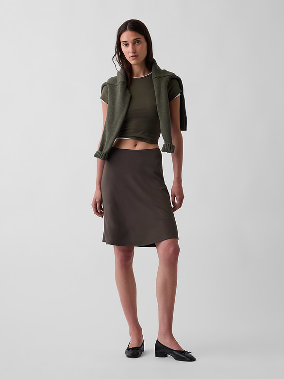 Easy Knee-Length Skirt