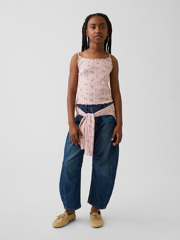 Kids Pointelle Rib Cami