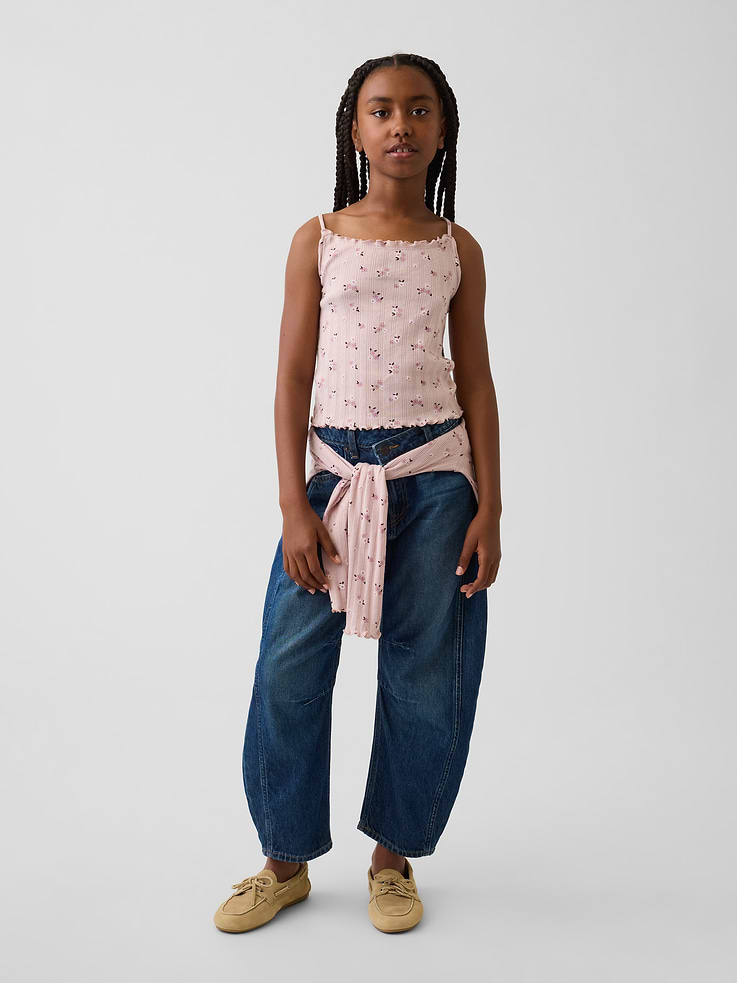 Image number 4 showing, Kids Pointelle Rib Cami