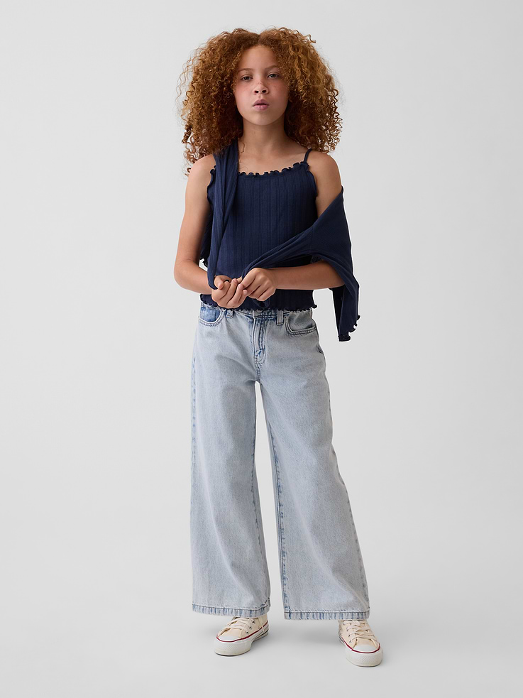 Image number 4 showing, Kids Pointelle Rib Cami